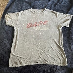 Gray D.A.R.E. Short Sleeve Tee